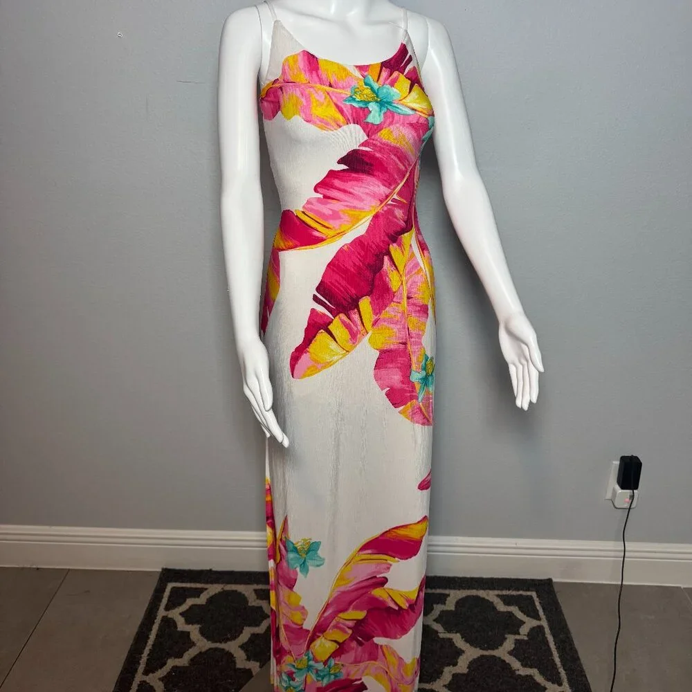 Fashion Nova Tropical Vibes Floral Maxi Dress - Picture 4 of 6